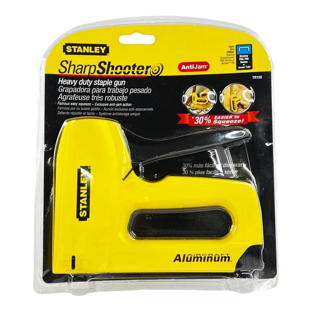 STANLEY TR150 SHARPSHOOTER Heavy Duty Staple Gun Stapler Aircraft