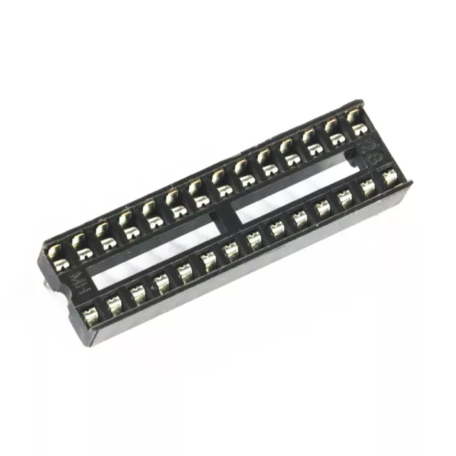 100PCS 28 Pin 28-Pin DIL DIP IC Socket PCB Mount Connector NEW