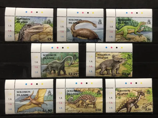 Solomon Island - Dinosaurs / Reptiles / Fauna on stamps MNH** D108