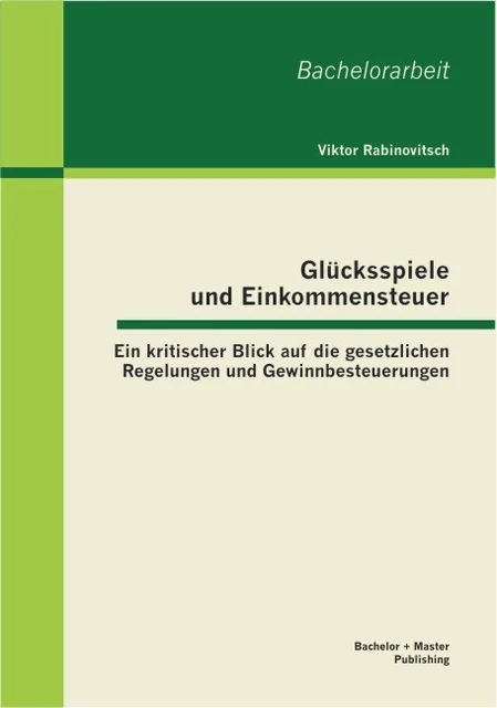 Glücksspiele und Einkommensteuer: Ein kritischer Blick auf die gesetzlichen ...