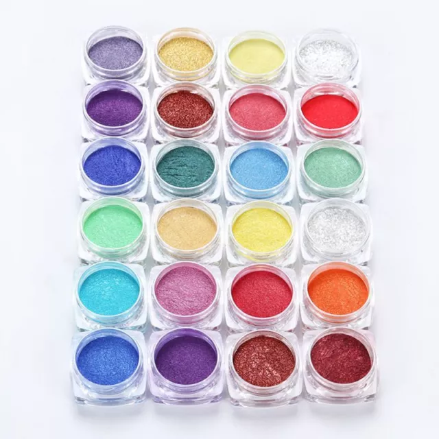 12 Colors Mica Powder Epoxy Resin Dye Pearl Pigment Natural Mica Mineral Powder