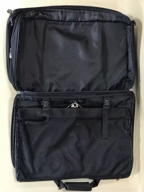 Used Dakota by Tumi Black 22” Exp Carry On Garment Bag Overnighter Briefcase 7