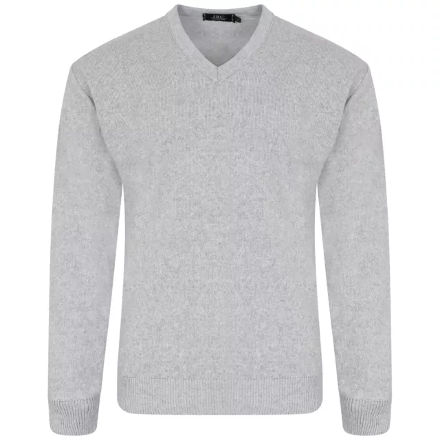 Mens V Neck Jumper Knitted Sweater Pullover Casual Formal Longsleeves Cottont Op