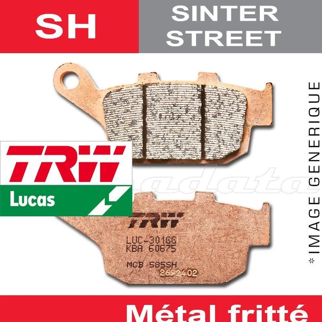 Plaquettes De Frein Arrière TRW Lucas MCB 709 Pour Aprilia 150 Leonardo (1999-2006) - Fabriqué En Italie