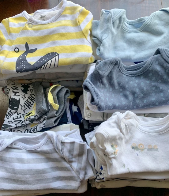 10 piece baby boy Clothes Bundle joblot size  7.5 lb - 10lb newborn 0-1 month