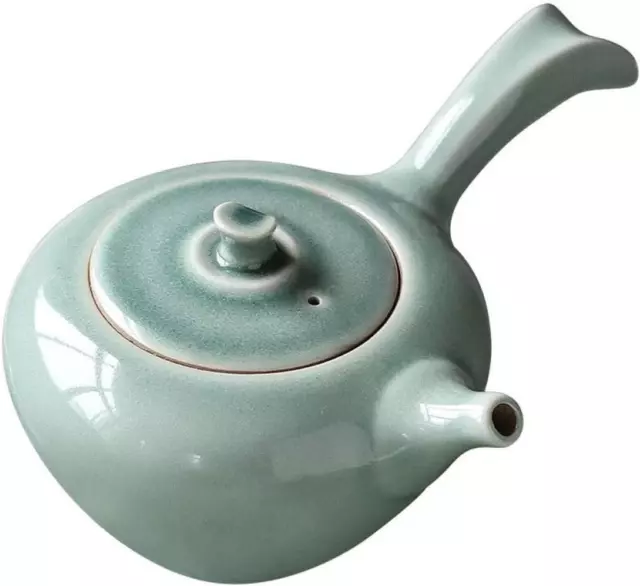 5.9" Ceramic Teapot Japanese Style Side-Handle Household Making Teapot Handmade