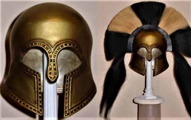 Museum Quality Early style Greek Corinthian helmet Athens Sparta Armor Armour