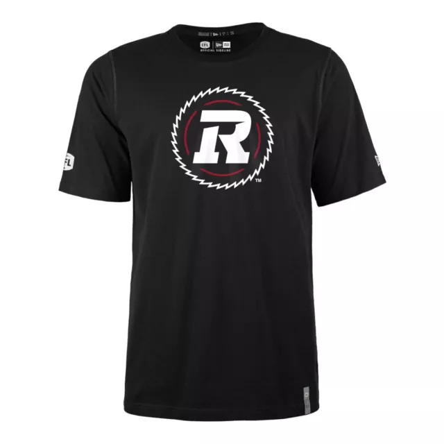 Ottawa Redblacks CFL Football New Era Reign Logo Sideline T Shirt - Black