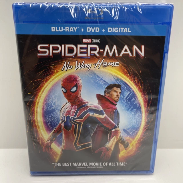 SPIDERMAN NO WAY HOME (BluRay, DVD, Digital 2021) NUOVISSIMO