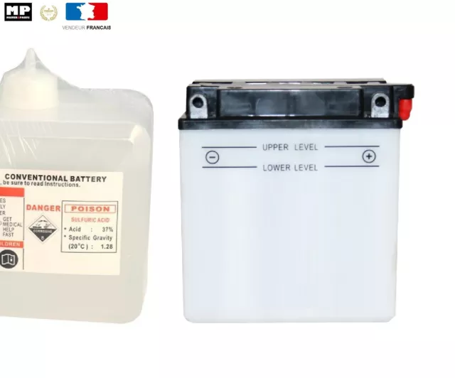 Batterie + PACK  B10L-BP 12V 11,6 Ah Piaggio  X 8 150 Street Euro 2 4T 2006