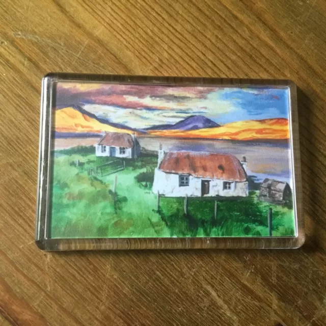 Highland Home Scottish Scotland Fridge Magnet 75mm x 50mm