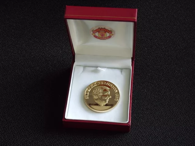 Manchester United - Sir Alex Ferguson Medal - Boxed.