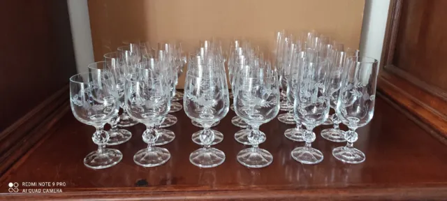 servizio bicchieri vintage