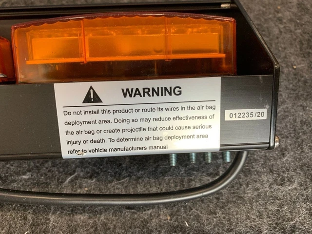 Superior Signal SY990-LED Traffic Manager Amber Arrow Light 12V with Controller