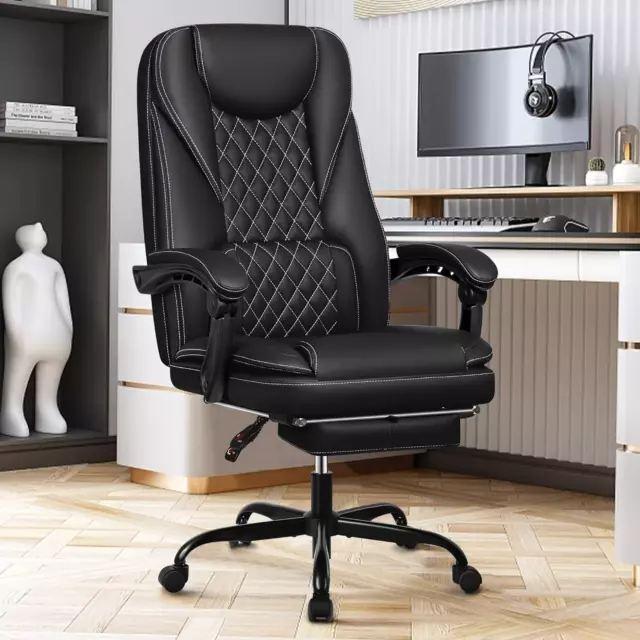 Office Chair for Home Executive Office Chair,Big and Tall Office Chair with Foot