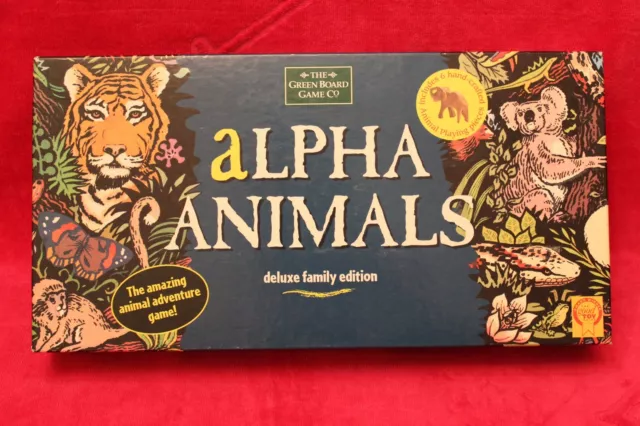 Alpha Animals - jeu de société familial - complet en français - animaux en bois