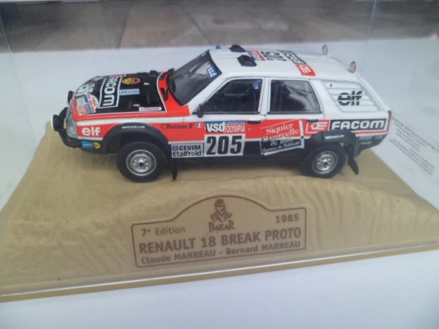 Coffret NOREV Paris-Dakar – Renault 20 Et Renault 4 Miniatures (état Très Bon)