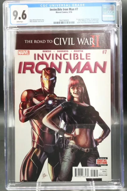 INVINCIBLE IRON MAN #7 CGC 9.6 1st RIRI WILLIAMS 🔥