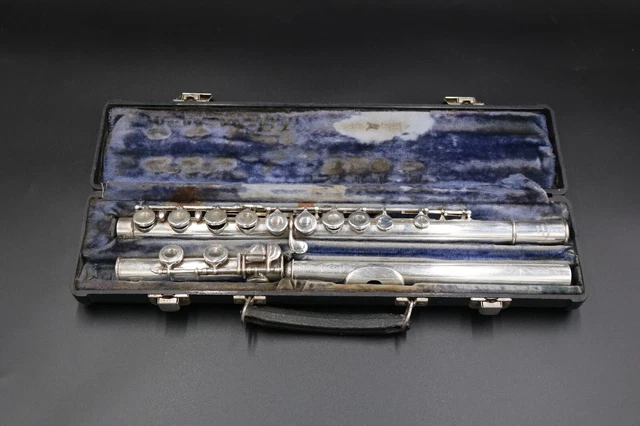 Vintage Haynes Schwelm Sterling Silver Flute w/ Case
