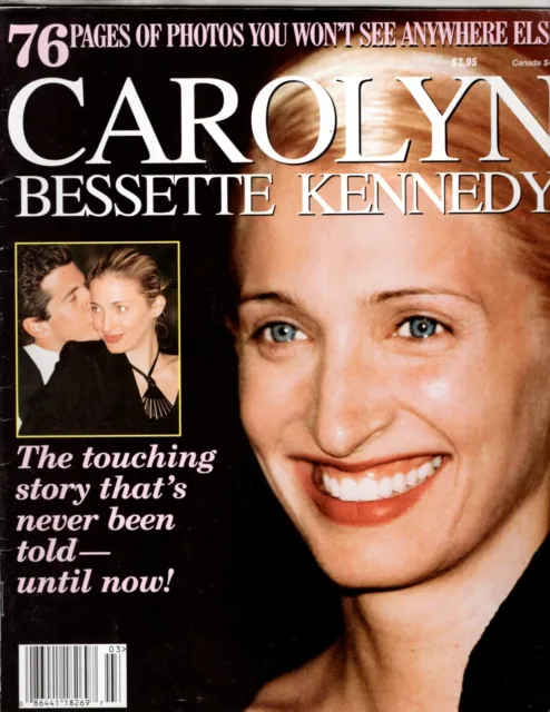 CAROLYN BESSETTE JOHN F KENNEDY JR Memorial Magazine 1999 76PGS RARE