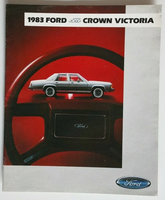 FORD LTD CROWN Victoria 1983 dealer brochure catalog English Canada