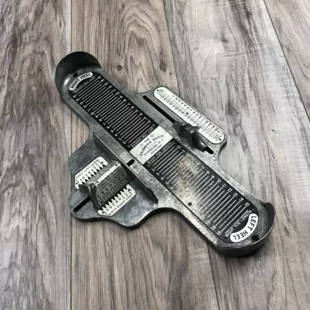 Genuine Bannock Device Vintage Shoe Sizer Foot Measurement Tool Mens
