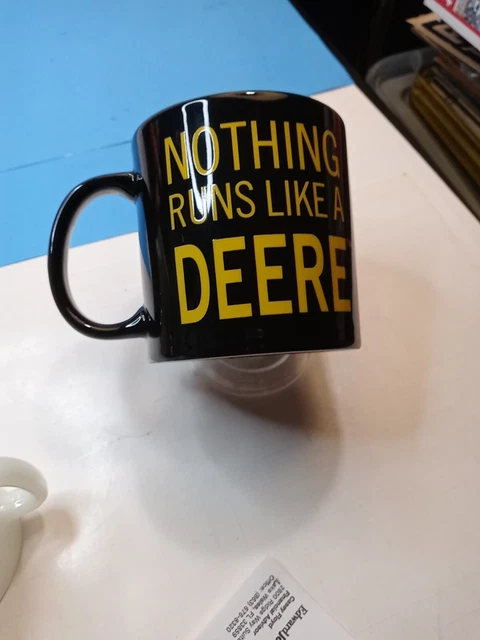 Rare John Deere X Large Mug Nothing Runs Like A Deere With Emblem