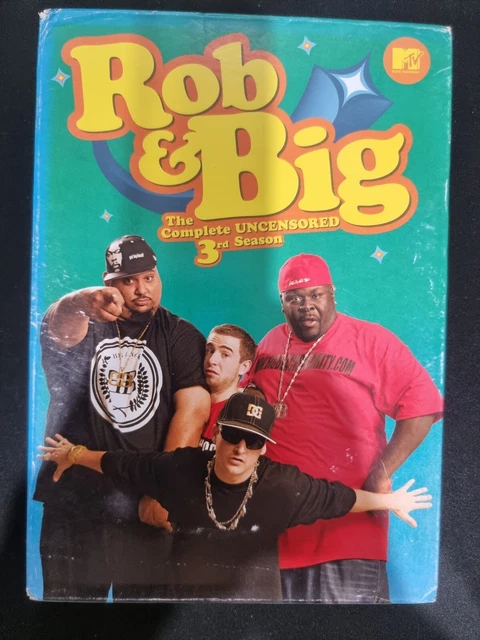 ROB & BIG Complete Uncensored Series Season 3 DVD Region 1 | Dyrdek Big