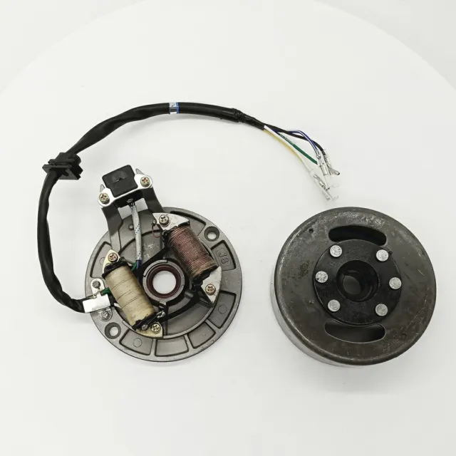 Magneto Stator Plate + Flywheel Set 110cc 125cc Kick Start PIT PRO Dirt Bike