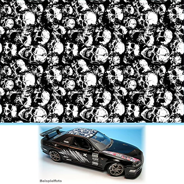 Stickerbomb / Flächenmuster Skull Muster No.1 Decal 1:18 Decal Abziehbilder