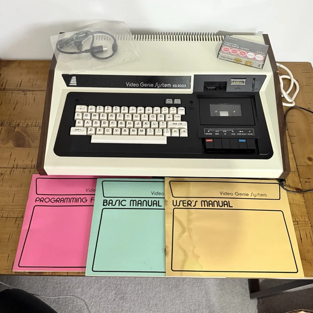 EACA VIDEO GENIE System EG 3003 Vintage Computer Console Unit