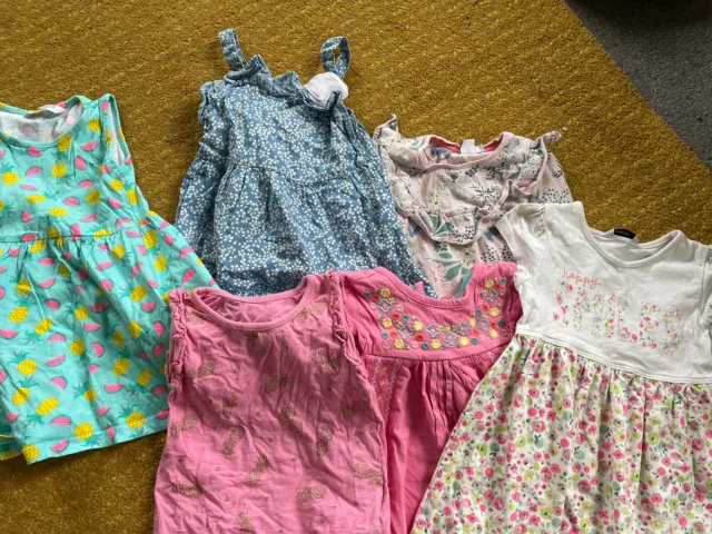girls 2-3 years summer bundle dresses tops Primark George