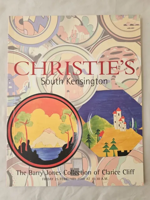 catalogue chisties the barry jones collection clarice cliff feb00