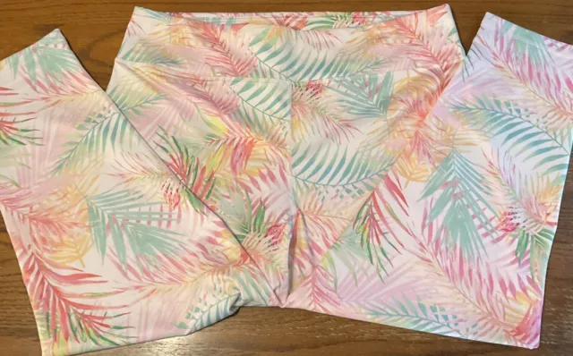 Pro Player Womens Leggings Jeggings TROPICAL PINK FLORAL Wicking Size 2X