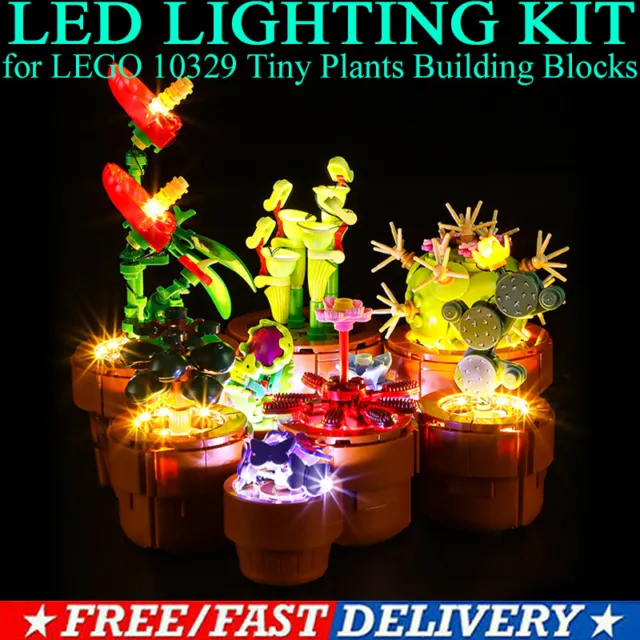 LED Light Kit For Tiny Plants LEGO 10329 With Instruction