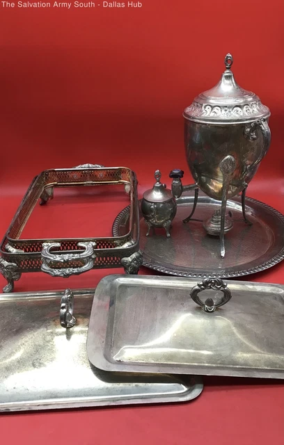 Vintage 8pc. Silverplate Serving Set