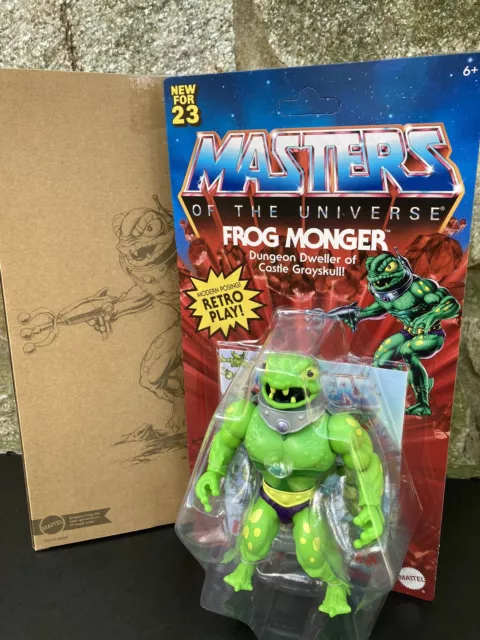 MOTU Origins Masters of The Universe FROG MONGER Figure Mattel Exclusive
