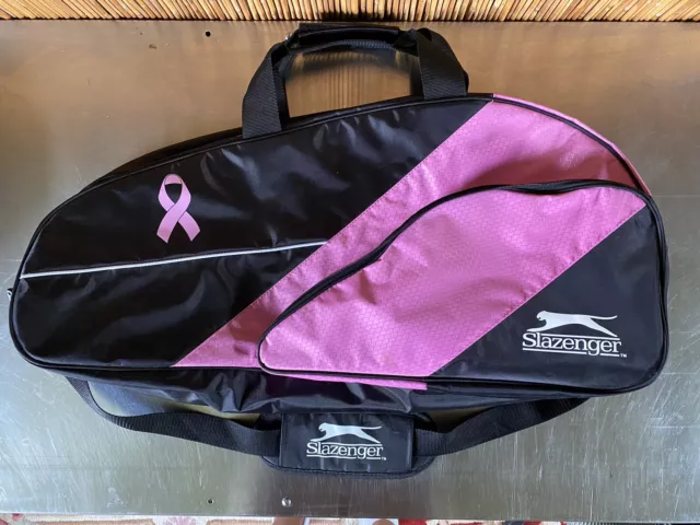 Slazenger Double Sided Multi Tennis Raquet Racket Bag Carry Case Padded Strap