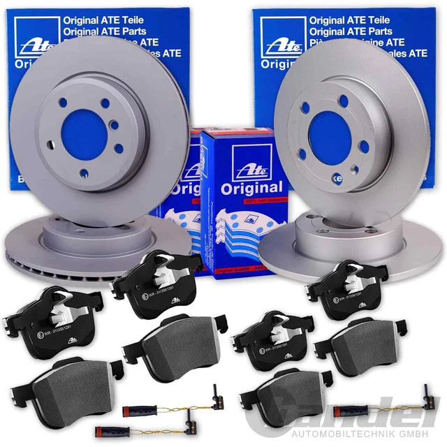 Bremsen Vorne Komplett ATE BREMSSCHEIBEN+BELÄGE VORNE FÜR MERCEDES C-KLASSE W203 CLK C209 Bremsbeläge Vorne