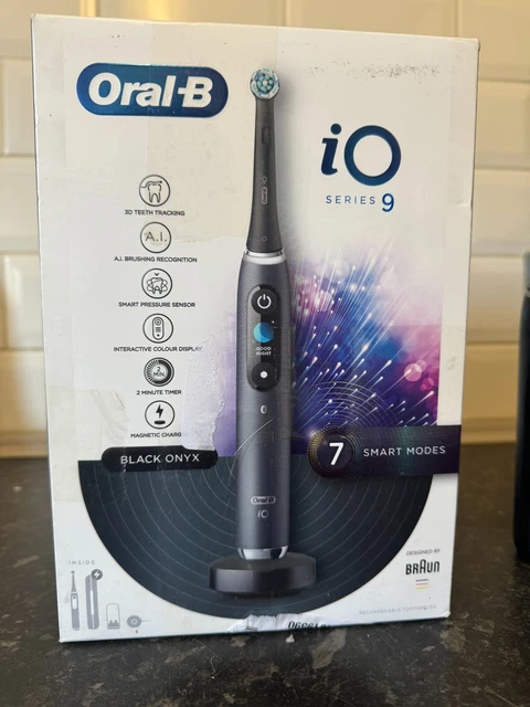 Oral B iO Series 7G Electric Toothbrush - Black Onyx ** Parts Missing