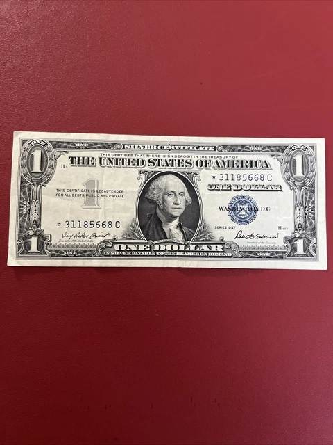 1957 $1 Silver Certificate Blue Seal 💥💥Star Note💥💥