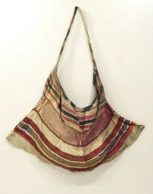 Papua New Guinea Old Woven Bilum Bag