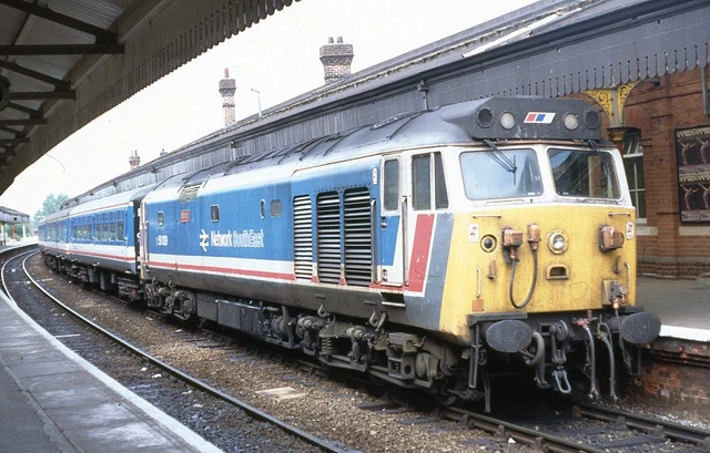 ORIGINAL COLOUR SLIDE, Class 50, 50029 'Renown', Network South East ...
