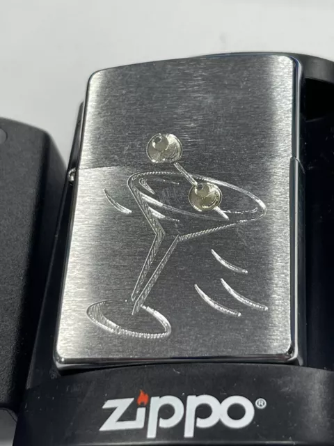 Zippo 2004 Camel Cocktail Hour Martini Rjr Reynolds Lighter Sealed In Box C661