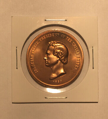 Franklin Pierce Official U.s. Mint Presidential Commemorative Medal 33Mm