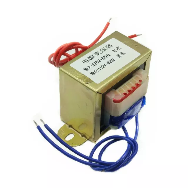 Power Transformer AC Input 220V - Output 110V AC 1:1 Safety Isolation 5W TO 100W 2