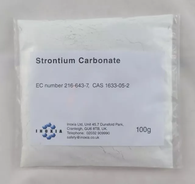 Carbonate de strontium, poudre fine, 100 g 2
