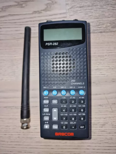 GRE PSR282 Handheld 200 Channel Scanner Receiver
