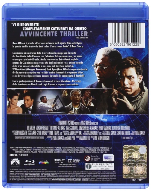 AL VERTICE DELLA tensione (Bluray) ben affleck alan bates EUR 8,37