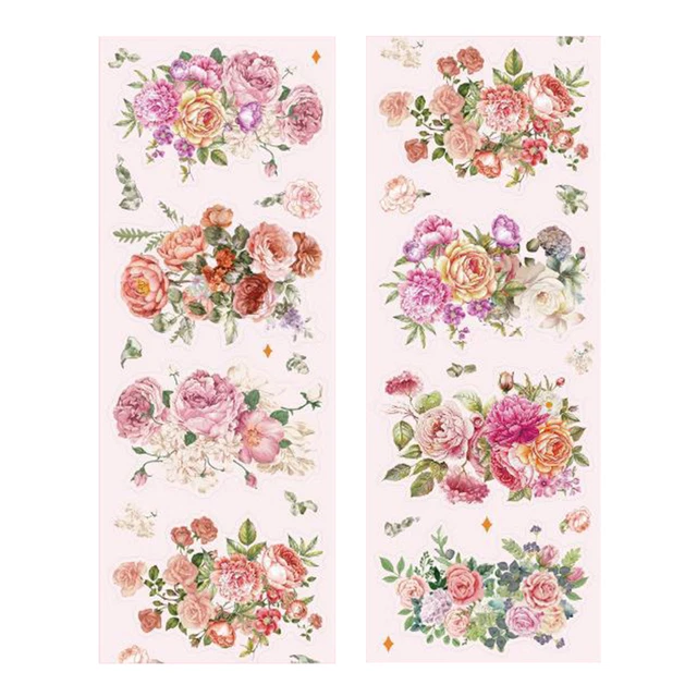 COLORFUL TAPE STICKERS Diy Craft Supplies Reusable Waterproof Pet